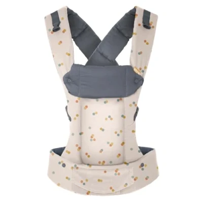 Immagine di Beco Gemini Porta Bebè Neonato Marsupio Ergonomico 100% Cotone Zaino &amp; Bambino Con Seduta Regolabile Fascia Elastica da 3 a 16 kg (Dots)