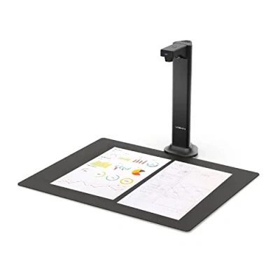 Immagine di Viisan DL8 Scanner per documenti e libri digitalizza A3 in un attimo, leviga la curvatura delle pagine doppie del libro. 13MP. Modifica immagini software OCR. Windows &amp; Mac