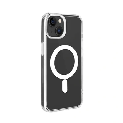 Immagine di Puro Cover LITE MAG compatibile con iPhone 14 Plus; TPU trasparente; ricarica MagSafe; Angoli rinforzati; Protezione su tutti i lati