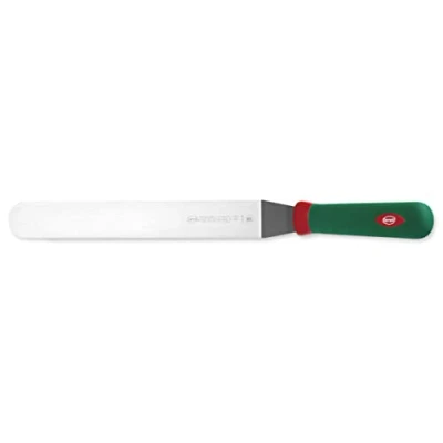 Immagine di Sanelli Premana Professional Spatola Cuoco e Pasticciere piegata, Acciaio Inossidabile, lunghezza lama 30 cm.