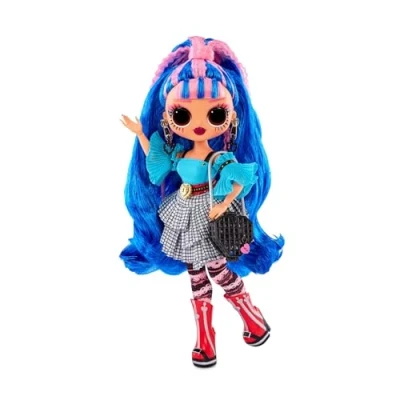 Immagine di LOL Surprise Bambola OMG Queens PRISM con 20 sorprese tra cui vestiti, accessori, supporto per bambole e altro Da collezione Età: 4+ anni