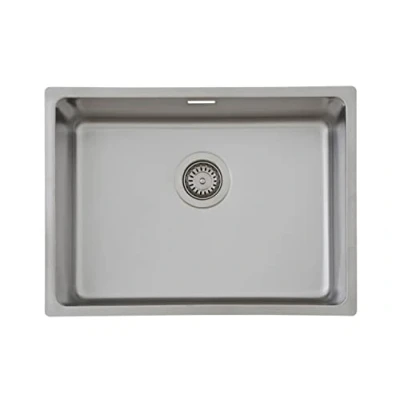 Immagine di Respekta Detroit Lavello da incasso in acciaio INOX, 59 x 43,5 cm, adatto per sottolavelli a partire 60 cm di larghezza