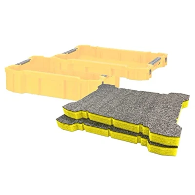 Immagine di Shadow Foam ToughSystem 2.0 Inserti per utensili cassette degli attrezzi DeWalt (30 mm, giallo)