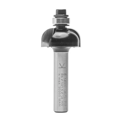 Immagine di ENT 14668 Fresa concava carburo, Albero (S) 8 mm, diametro (D) 21,5 NL 9,5 R 6 SL 32 con cuscinetto a sfere