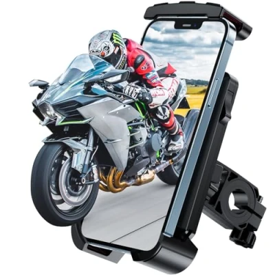 Immagine di JOEAIS Supporto Per Telefono Da Bicicletta, Girevole A 360, Universale Moto, Smartphone 4,5 7,2 Pollici, Compatibile Con Iphone 14/13/12/11 Pro Max/XS
