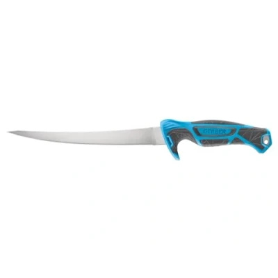 Immagine di Gerber Coltello da pesca con fodero e cote, Controller 8&quot;, Lunghezza lama: 21 cm, 31 003558