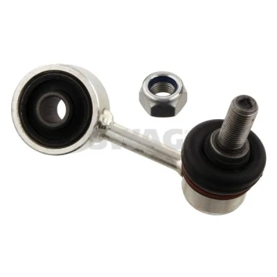 Immagine di SWAG 80 92 7986 Bielletta barra stabilizzatrice Assale anteriore Dx 79 M12 x 1,25 con dado autobloccante, senza perno conico Acciaio argento