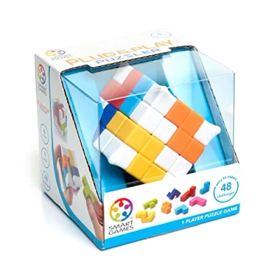 Immagine di SmartGames Plug &amp; Play Puzzler Crea il tuo cubo Gioco di riflessione e logica sfide 3D 48 diversi livelli 1 giocatore a partire dai 6 anni