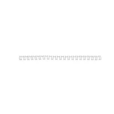 Immagine di GBC Spirali per Rilegatura MultiBind, 8 mm, 70 Fogli di Capacità, A4, Bianco, Confezione da 100, IB165184