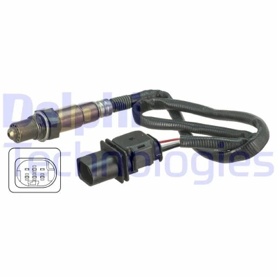 Immagine di DELPHI ES20673 12B1 Sonda lambda a banda larga, riscaldato BMW: 3 Sedan, 1 Hatchback, 6 Coupe