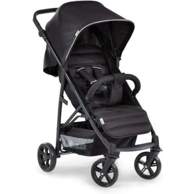 Immagine di Hauck Passeggio Rapid 4 25 kg Portata, Pieghevole Veloce Compatto, Altezza Regolabile, Posizione Nanna, per Bebè e Bambini dalla Nascita a 22 kg, Grande Cesto, Nero