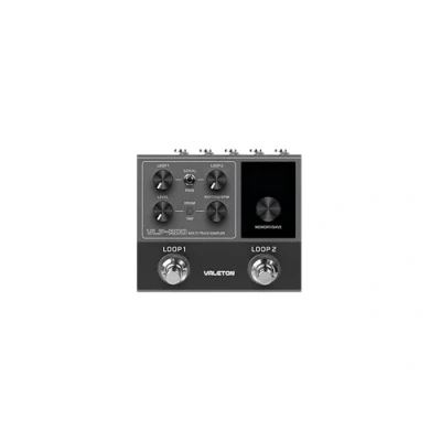 Immagine di Valeton VLP 200 pedale looper multieffetto con 100 pattern di batteria, 30 effetti, sovraincisioni illimitate effetti per chitarra compatto e durevole live registrazioni