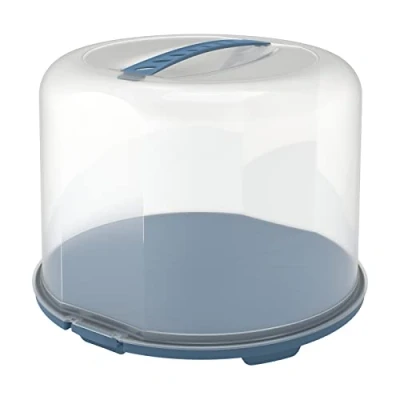 Immagine di Rotho Fresh Campanello per Torte Fresco, XL, in plastica Alimentare (PP), Senza BPA, Bianco/Trasparente, Polipropilene