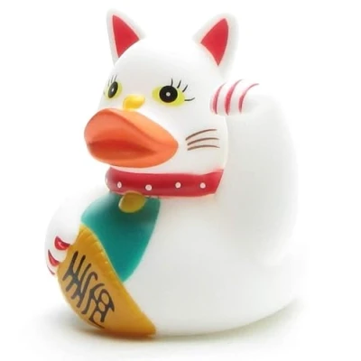 Immagine di Lucky Cat I Anatra da bagno, 8,5 cm, con portachiavi incluso