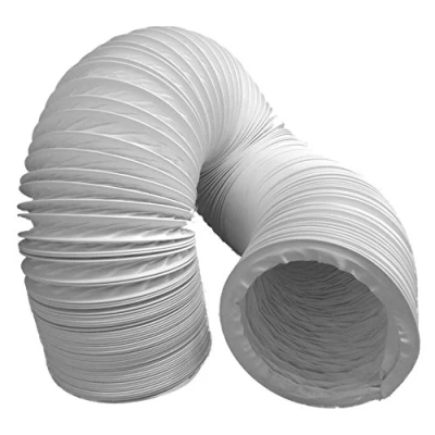 Immagine di Daniplus, tubo flessibile di aspirazione, in PVC, diametro 100/102 mm, lunghezza 3 m, per impianti aria condizionata, asciugatrice, cappa aspirante