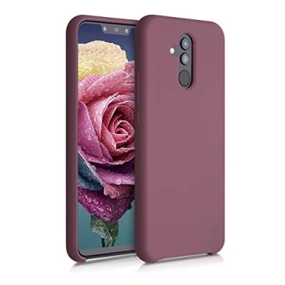 Immagine di kwmobile Cover per Huawei Mate 20 Lite Custodia Back Case Smartphone in Silicone TPU Protezione Gommata vinaccia