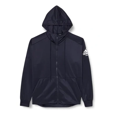 Immagine di Adidas Jacket Only Stack Logo on Left Sleeve Giacca, BlueWhite, S Unisex Bambini