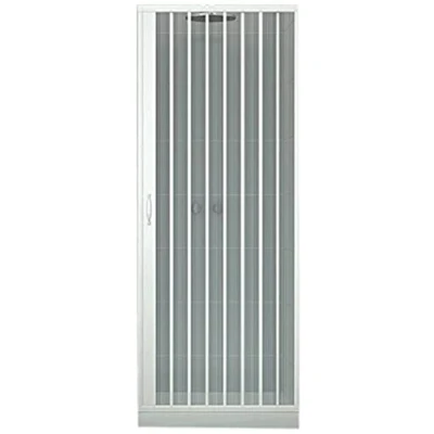 Immagine di Porta Doccia 75 CM in PVC MOD. Vergine con Apertura Laterale Bianco Pastello