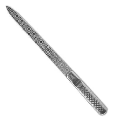 Immagine di K Pro lima per unghie in acciaio inox con grana grossa e fine lunghezza 15,4 centimetri