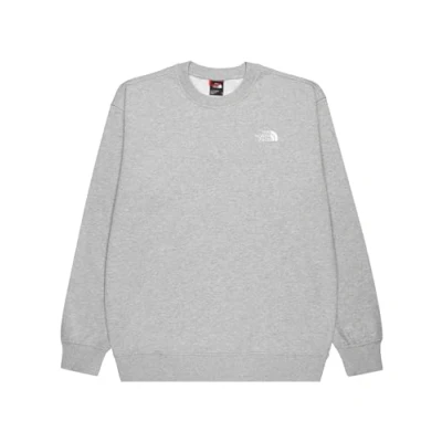 Immagine di The North Face Essential CREW Felpa, Uomo, Taglia: Large, Light grey heather