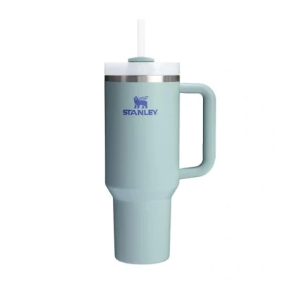 Immagine di Stanley Quencher H2.0 Flowstate Borraccia Con Cannuccia 1.2L Freddo Per 11 Ore Ghiaccio 48 Senza BPA Tazza Termica Manico Blue Cactus