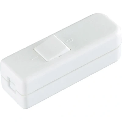 Immagine di interBär 8006 008.01 Interruttore A filo passante Bianco 1 x Off / On 6 pz.