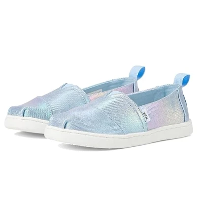 Immagine di TOMS Classic Alpargata, Mocassino Basso Bambine e Ragazze, Multi Iridescent Canvas, 38 EU