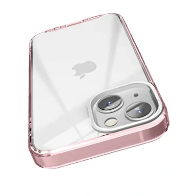 Immagine di elago Cover Trasparente Ibrida Clear Custodia Compatibile con iPhone 13 Mini Case (5.4&quot;) Tecnologia PC + TPU, Ingiallimento Ridotto, Protezione Completa del Corpo (Rosa)