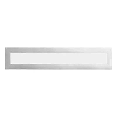 Immagine di Durable 498623 Duraframe Magnetic Top, Cornice Espositiva a Fissaggio Magnetico per Intestazioni, Confezione da 5 Pezzi, 210 x 40 mm, Argento Metallizzato