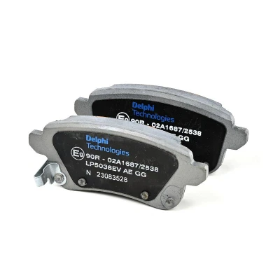 Immagine di DELPHI LP5038EV Kit pastiglie freno con segnalatore acustico usura lamierino anticigolío accessori RENAULT: Zoe