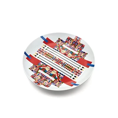 Immagine di Alessi Holyhedrics Plate ESA10/2 ø 30 cm by Elena Salmistraro