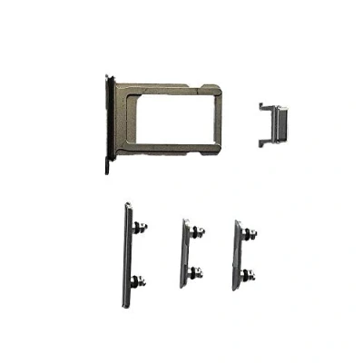 Immagine di Smartex® Set Tasti Bianchi Laterali + Slot per SIM compatibili con iPhone X