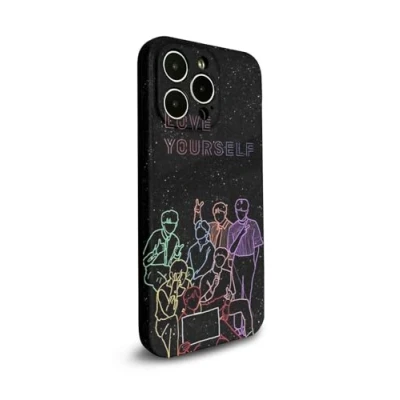 Immagine di VMLHXMEYZ Rzcyvqnsqf Dcbvrnk Case Cover per iPhone 11, morbida e resistente agli urti, in silicone TPU, con motivo luminoso riflettente, design 0174