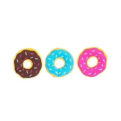 Immagine di ZippyPaws ZP896 Miniz 3 Pack Donutz Squeak Toy