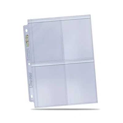 Immagine di Platinum Series Toploader 4 Pocket Secure Page (3 Hole, Box 100)