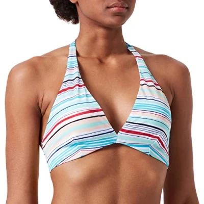 Immagine di sloggi shore Candy Basslet Triangle, Bikini Imbottito, Donna, Multicolore (Blue Light Combination), XL