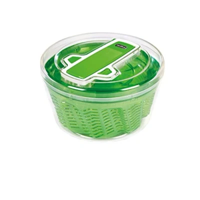 Immagine di Zyliss E940015 Swift Dry Centrifuga Per Insalata, Piccolo, Plastica, Verde, Insalatiera con Coperchio, Scolaverdure, Lavabile in Lavastoviglie
