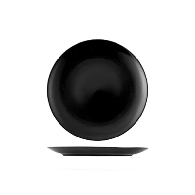Immagine di H&amp;h set 6 piatti in stoneware denver nero frutta 20