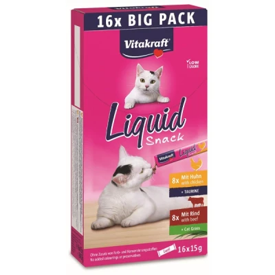 Immagine di Vitakraft Cat Liquid Snack Multipack per gatti 16 x 15 g