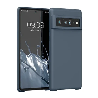 Immagine di kwmobile Cover per Google Pixel 6 Pro Custodia Back Case Smartphone in Silicone TPU Protezione Gommata ardesia scuro