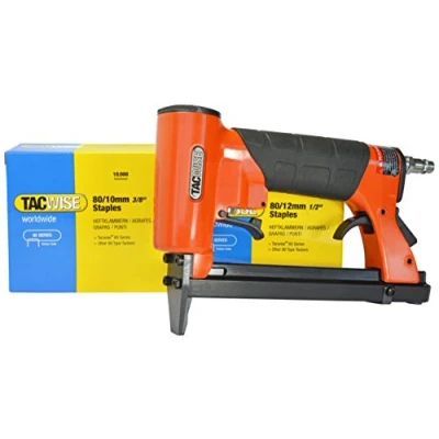Immagine di Tacwise 1288 A8016V Graffatrice Pneumatica per Tappezzeria con 20.000 Punti Tipo 80/10 12 mm, Utilizza di 80 da 4 mm a 16