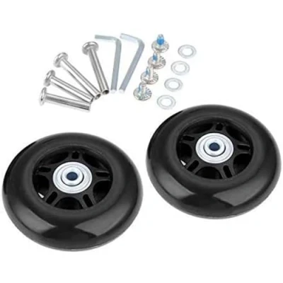 Immagine di Lovetao, kit di ricambio per valigia, 84 x 24 mm, con ABEC 608zz ruote pattini in linea, un set (2) (OD: W: ID: 6 assi: 35 e 40)
