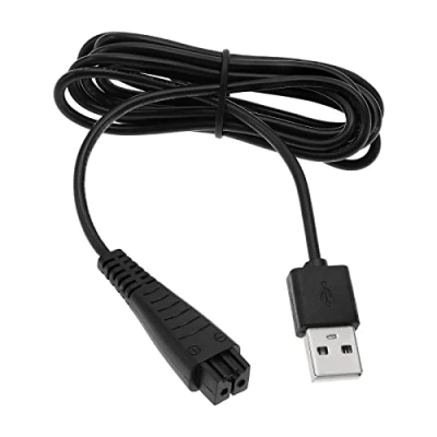 Immagine di EMSea 1 cavo di ricarica portatile USB per epilatore rasoio, compatibile con Panasonic Epilator ES LA63 LA93 RE7 51 59 RE740 RE768 REGC20 5.4V 1.25A