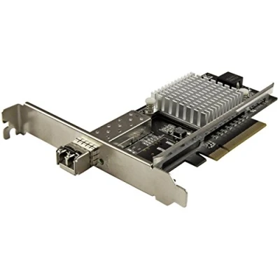 Immagine di Startech.com Scheda di Rete in Fibra Ottica ad 1 Porta 10G Sfp+ PCie, Intel Chip, Nero, M/M