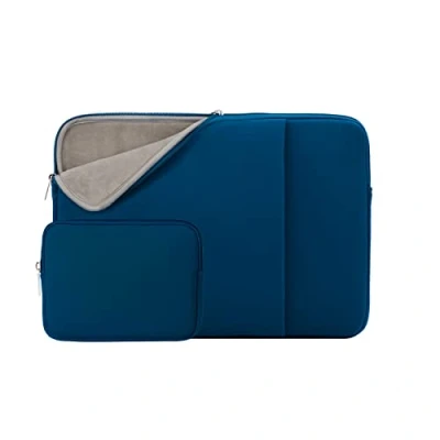 Immagine di RAINYEAR 11 11,6 Pollici Custodia Protettiva per Laptop PC Notebook Computer Tasca Sleeve Morbide con Piccola Borsa Aggiuntiva,Compatibile 11,6&quot; MacBook Air Chromebook(Blu Navy,Versione Aggiornata)