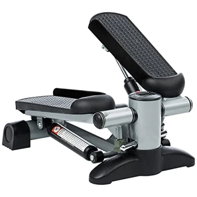 Immagine di Ultrasport Swing Stepper, stepper domestico con computer di allenamento, up down per principianti e utenti avanzati, piccolo compatto, l&#039;allenamento gambe glutei