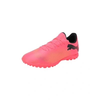Immagine di Puma Future 7 PLAY TT Scarpe da calcetto con tacchetti, Uomo, Taglia: 44, Sunset glow/black/sun stream Sintetico