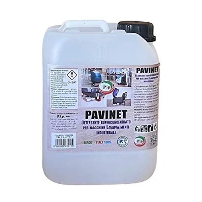 Immagine di PIP Detergente Macchine Lavapavimenti Pavinet, Concentrato, TK UN LT..5 = Kg.5,4 Pavimento Industriale, Piscina, Marmo, Ceramica, Linoleum, Cemento
