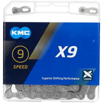 Immagine di KMC X9 Chain, Catena Unisex Adulto, Grey, 1/2&quot; x 11/128&quot;