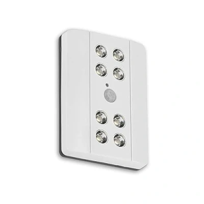 Immagine di BRILONER Luce notturna con rilevatore di movimento, sottopensile da cucina a LED, per armadietto, Lampada cucina, Funzionamento batteria, notturna, Bianco